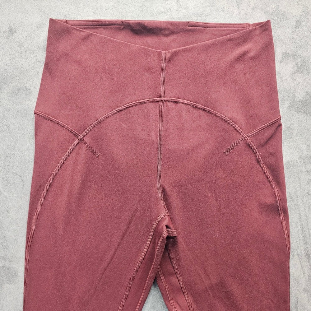 Lululemon Unlimit High Rise tight 25" Size 8 Red Merlot W5DLHS